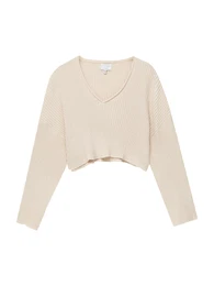 Svetr světle béžová