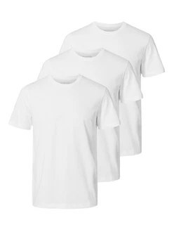 SELECTED HOMME T-Shirt 'SLHCORMAC' weiß