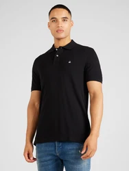 United Colors of Benetton Poloshirt mit Logo in Brusthöhe schwarz
