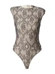 Halenkové body béžová / černá