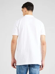 United Colors of Benetton Poloshirt mit Logo in Brusthöhe grün/weiß
