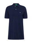 United Colors of Benetton Poloshirt mit Logo in Brusthöhe dunkelblau