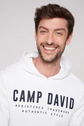 CAMP DAVID Sweatshirt mit Logo-Print Creme/Weiß/Creme/Weiß/Creme/Weiß/Creme/Weiß/Creme/Weiß/Creme/Weiß/Creme/Weiß/Creme/Weiß/Creme/Weiß/Creme/Weiß/Creme/Weiß