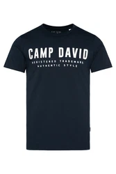CAMP DAVID T-Shirt mit Logo Print Dunkelblau/Dunkelblau/Dunkelblau/Dunkelblau/Dunkelblau/Dunkelblau/Dunkelblau/Dunkelblau/Dunkelblau/Dunkelblau/Dunkelblau/Dunkelblau