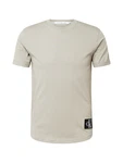 Calvin Klein Jeans T-Shirt elfenbein/schwarz
