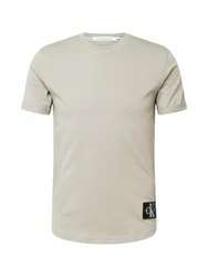 Calvin Klein Jeans T-Shirt elfenbein/schwarz