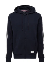 Sweatjacke dunkelblau / wei