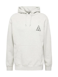 Sweatshirt graumeliert / schwarz