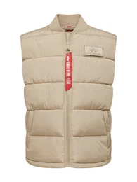 Weste hellbeige / rot / weiß