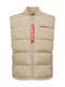 ALPHA INDUSTRIES Weste hellbeige / rot / weiß