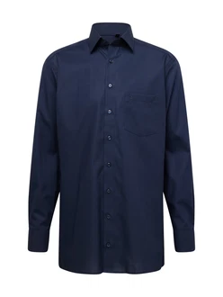 OLYMP Businesshemd Modern Fit Kentkragen navy