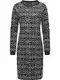 Ragwear Šaty 'Dassa Aztec'  tmavě šedá / bílá