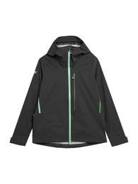 Outdoorová bunda zelená / černá