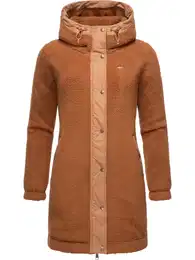 Fleecová mikina 'Cousy' karamelová / světle hnědá