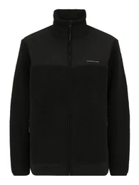 Mikina 'Teddy Fleece' černá / bílá