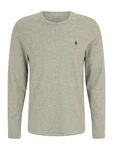 Polo Ralph Lauren Schlafshirt Langarmshirt LS CREW-SLEEP-TOP grau/schwarz