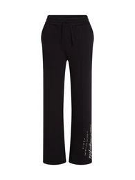 Kalhoty černá / offwhite