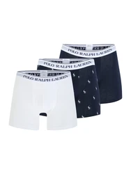 Polo Ralph Lauren Herren Boxer Shorts 3er Pack BOXER BRIEF Dunkelblau/Wei/navy/wei