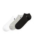 Polo Ralph Lauren Socken Ghost Ped 3er Pack graumeliert/schwarz/wei
