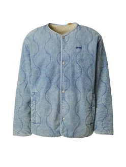 LEVI'S Jacke Abbotts blue denim/wollwei