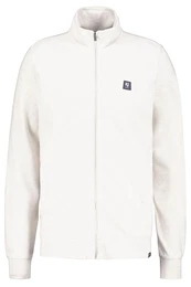 Sweatjacke dunkelgrau / wei