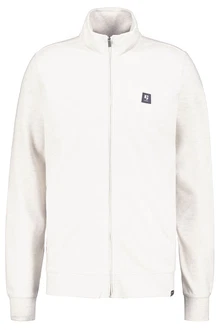 GARCIA Sweatjacke dunkelgrau/weiß