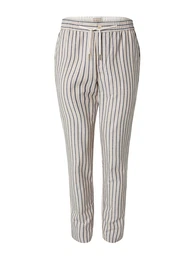 Hose 'Warren' dunkelblau / pfirsich / wei