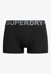 Superdry Herren Boxershorts TRUNK TRIPLE PACK Schwarz/Orange