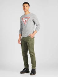 GUESS Shirt graumeliert/weiß
