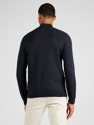 BOSS Pullover 'Momentum' nachtblau/wei