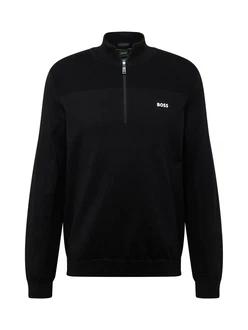 BOSS Pullover 'Momentum' schwarz/wei