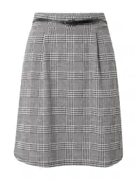 Suknja 'Elea' crna / bijela