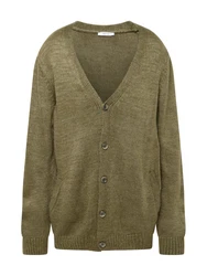 ABOUT YOU Strickjacke 'Mirco' khaki