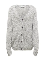Strickjacke 'Mirco' schwarz / wei