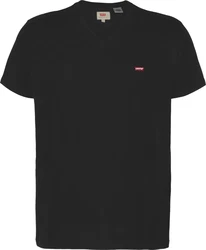 LEVI'S T-Shirt 'Housemark V Neck Tee' 'Original HM' 'Original' schwarz