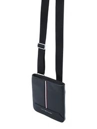 Umhängetasche navy / dunkelrot / schwarz / weiß