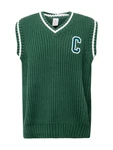 Champion Authentic Athletic Apparel Pullunder smaragd/weiß