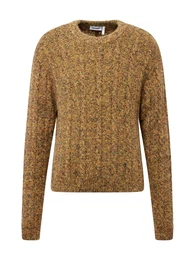 Pullover 'Jesper' hellbraun / gelb / oliv
