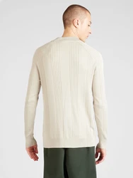 Key Largo Pullover 'EMOTION' stone/dunkelgrau/schwarz