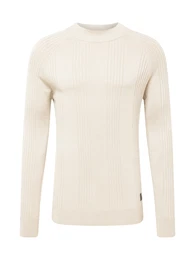 Pullover 'EMOTION' stone / dunkelgrau / schwarz