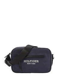 Umhängetasche navy / weiß