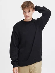 !Solid Strickpullover SDHamdani schwarz