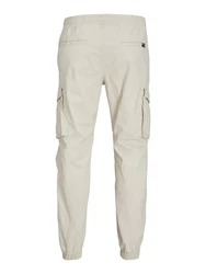 Jack & Jones Cargohose JPSTKANE NOAH CUFFED CARGO NOOS creme
