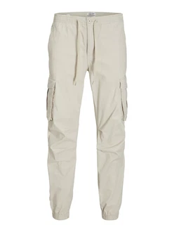 Jack & Jones Cargohose JPSTKANE NOAH CUFFED CARGO NOOS creme Jack & Jones Cargohose JPSTKANE NOAH CUFFED CARGO NOOS creme