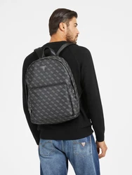 GUESS Rucksack 'Vezzola' grau/schwarz