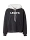 LEVI'S  Sweater majica 'Graphic Ash Hoodie'  crna / prljavo bijela