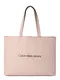 Calvin Klein Jeans Shopper torba  puder roza / crna