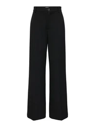 Kalhoty s puky 'FLAX-DEVI' noční modrá / stříbrná