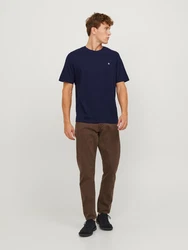 JACK & JONES T-Shirt JJEPaulos marineblau
