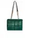 PIECES Torba za na rame 'NECKS'  tamno zelena